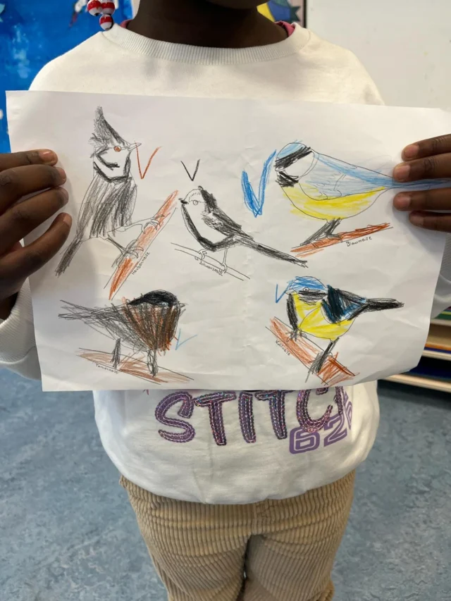 Welche Meise zwitschert denn da? „Meise ist nicht Meise“! Praktikantin @caroly.k hat den Vorschulkindern der @froebel.deutschland Kita Hamburg Wilhelmsburg unsere Meisen vorgestellt:

#blaumeise #tannenmeise , #kohlmeise , #weidenmeise , #schwanzmeise 

Die Zapfen von #kiefer und #weymouthkiefer wurden von den Kindern in flüssiges Pflanzenfett getaucht und mit Vogelfutter und Mehlwürmer bestückt. Eine tolle Futterhilfe im Winter.
Bravo, Caroly ❣️